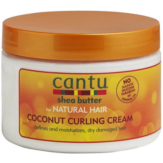 (2 pack) Cantu Shea Butter for Natural Hair Coconut Curling Cream 12 Oz