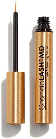 Grande Cosmetics GrandeLASH-MD Lash Enhancing Serum, Promotes Appearance of Longer, Thicker Eyelashes, Cruelty Free