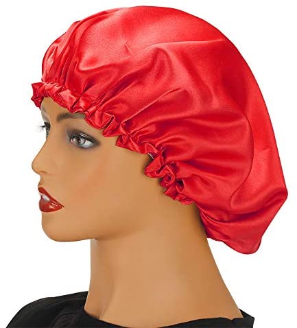 Wig Bonnet Edge Scarf Set, Stain Edge Laying Scarf for Lace Frontal Wigs, Double-Layered Satin Sleep Bonnet for Kids and Adults (Various 1pcs Bonnet+ 1pcs Frontal Wraps)