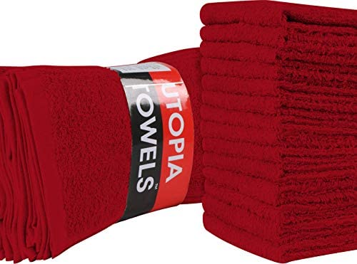 Utopia Towels Cotton Sage Green Washcloths Set - Pack of 24-100% Ring Spun Cotton, Premium Quality Flannel Face Cloths, Highly Absorbent and Soft Feel Fingertip Towels