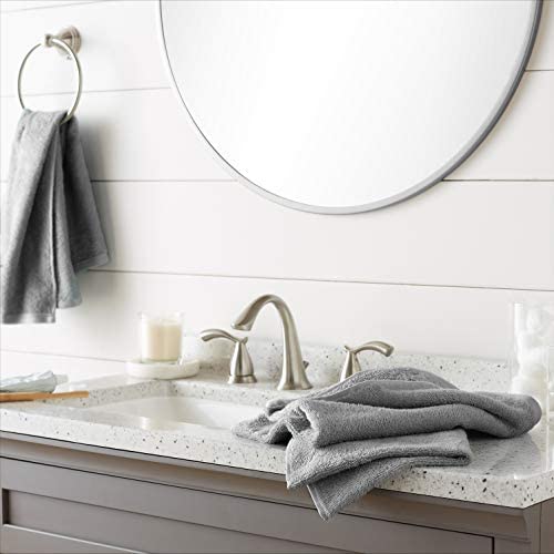 Basics Cotton Hand Towels, Gray - Pack of 24
