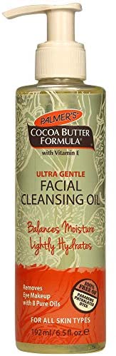 Palmer's Cocoa Butter Formula Ultra Gentle Facial Cleansing Oil, 6.5 Ounces