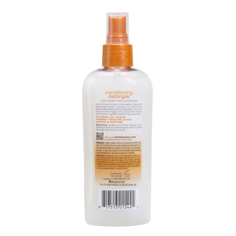 Cantu Care for Kids nourishing Daily Gentle Conditioning Detangler Spray with Coconut oil & Honey, 6 fl oz