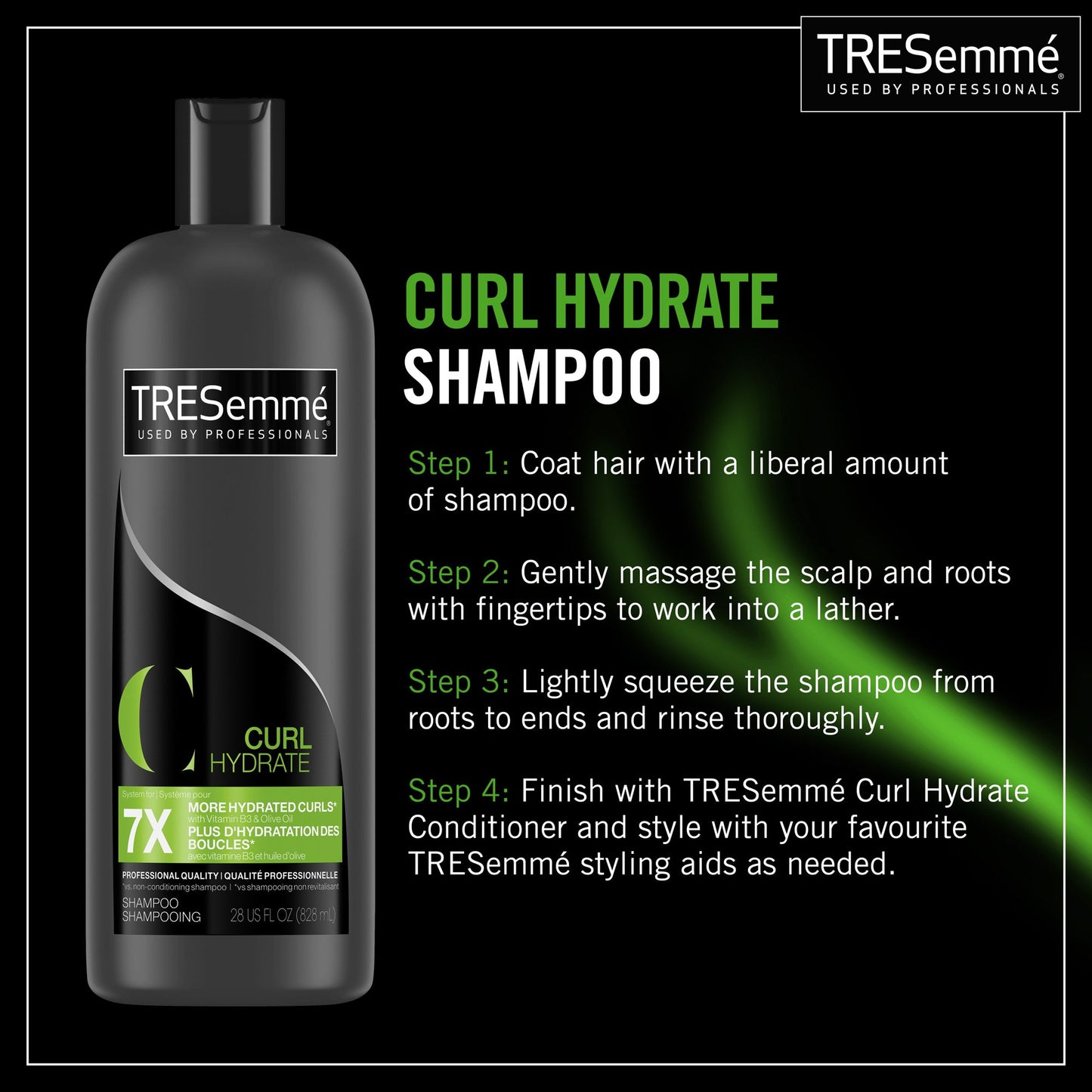 TRESemmé Shampoo Flawless Curls, 28 oz