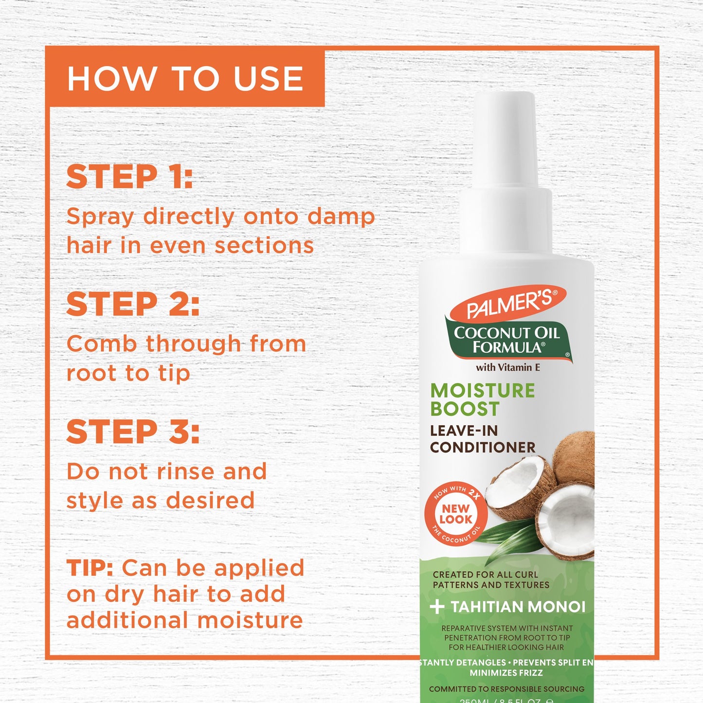 Palmer's Coconut Oil Formula Leave-in Conditioner 8.5 fl. oz.