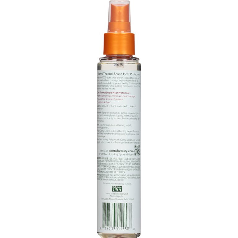 Cantu Shea Butter Thermal Shield Heat Protectant for Hair, 5.1 fl oz