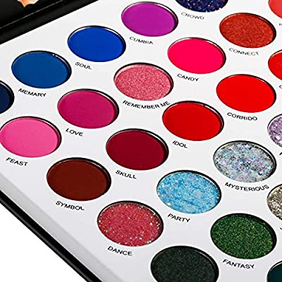 DE'LANCI Big Colorful Eyeshadow Palette Professional 54 Color Board Eye Shadow