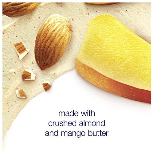 Dove Exfoliating Body Polish Body Scrub Exfoliating Scrub for Dry Skin Crushed Almond and Mango Butter  10.5 oz 4 Count