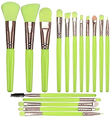 20 Fluorescent Makeup Brush Sets, Premium Synthetic Makeup Brush, Professional Makeup Brushes Set, for Blush Concealers Eye Shadows Eyebrow Lipstick Blending