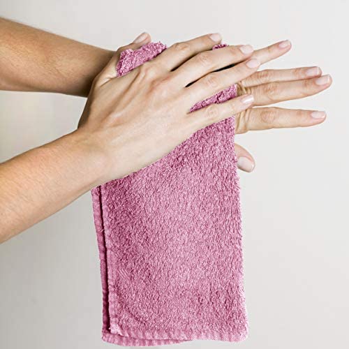 Utopia Towels Cotton Sage Green Washcloths Set - Pack of 24-100% Ring Spun Cotton, Premium Quality Flannel Face Cloths, Highly Absorbent and Soft Feel Fingertip Towels