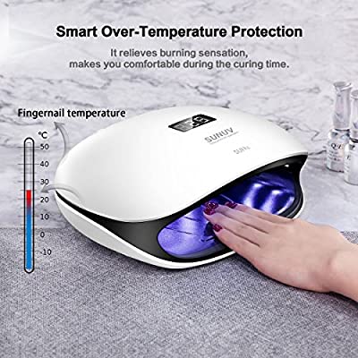 SUNUV 48W UV LED Light Lamp Nail Dryer for Gel Polish with Auto Sensor Professional Nail Art Tools SUN4