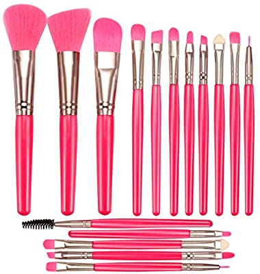 20 Fluorescent Makeup Brush Sets, Premium Synthetic Makeup Brush, Professional Makeup Brushes Set, for Blush Concealers Eye Shadows Eyebrow Lipstick Blending