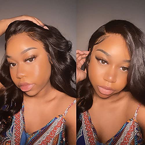 Brazilian Body Wave Wig Human Hair 13x6 Transparent Lace Front Wigs Pre Plucked For Black Women Human Hair