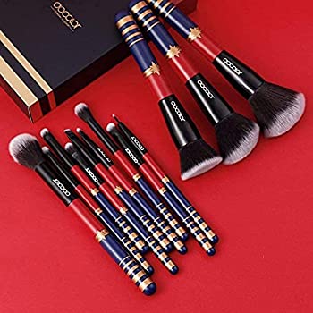 Docolor Makeup Brush Set 12PCS Premium Synthetic Foundation Brushes Set Brushes Kit for Eyeshadow Blending Blush Powder Concealers