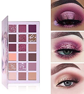 UCANBE 18 Colors Aromas New Nude Eyeshadow Palette Long Lasting Multi Reflective Shimmer Matte Glitter Pressed Pearls Eye Shadow Makeup Pallet