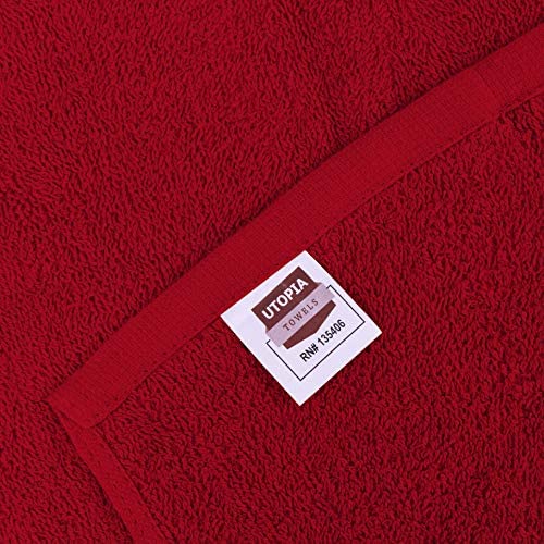 Utopia Towels Cotton Sage Green Washcloths Set - Pack of 24-100% Ring Spun Cotton, Premium Quality Flannel Face Cloths, Highly Absorbent and Soft Feel Fingertip Towels