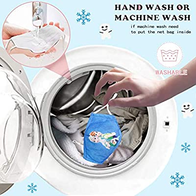 Alldriey Kids Reusable Breathable Washable Face Mask with Adjustable Ear Loops for Girl Boy Children Gift