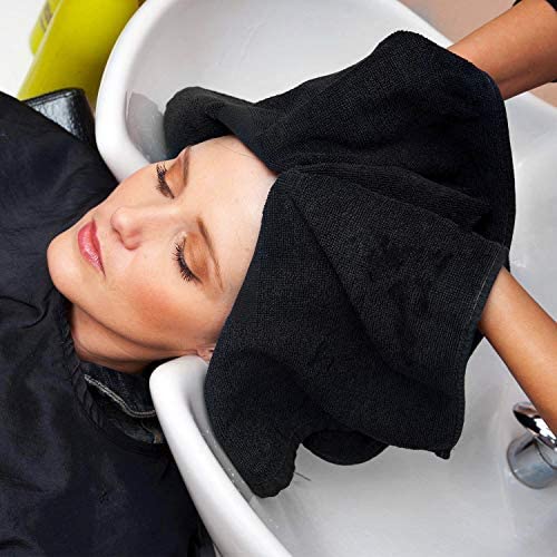 Beauty Threadz Salon Towels, 16 x 27 Inches Highly Absorbent Towels for Hand, Gym, Beauty, Hair, Spa, and Home Hair Care