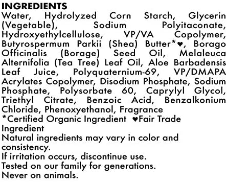 SheaMoisture Bonding Glue Hair Cream for Wig and Weave, Tea Tree and Borage Seed Water-based Hair Product, 6.3 Ounce