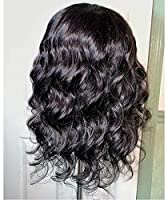 Andrai Hair Short Bob Lace Front Wigs Glueless Natural Wave Synthetic Heat Resistant Fiber Hair Wig With Baby Hair