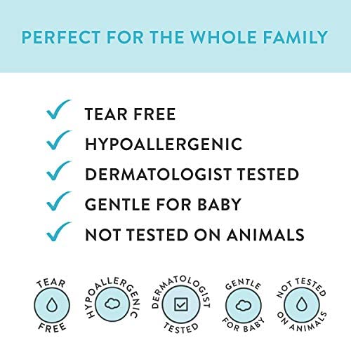 The Honest Company Perfectly Gentle Sweet Orange Vanilla Shampoo + Body Wash, Tear-Free Baby Shampoo with Naturally Derived Ingredients, Sulfate- & Paraben-Free Baby Bath, 10.0 Fl Ounces