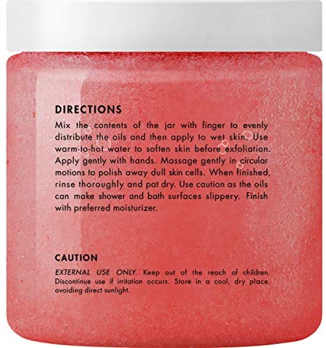 MAJESTIC PURE British Rose Gel Facial and Body Scrub - Gentle Gel Scrub Exfoliates, Hydrates, and Moisturizes Face and Skin - Rejuvenating and Refreshing - 10 oz