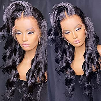 Lace Front Wigs Human Hair For Black Women Glueless 13x6 Lace Front Wigs Human Hair Pre Plucked Body Wave Transparent Lace Frontal Wig 150% Density Brazilian Virgin Hair