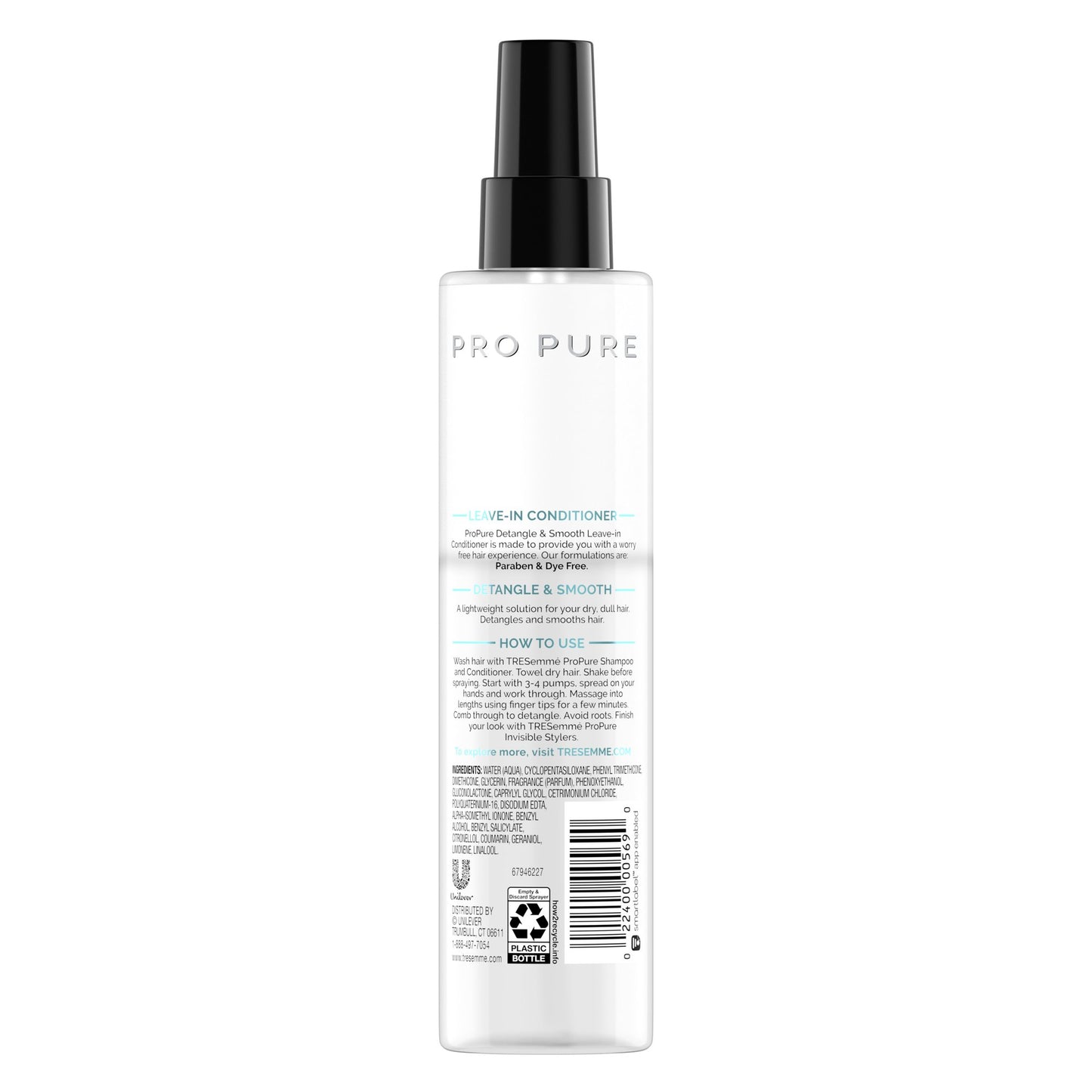 TRESemmÃ© Pro Pure Leave-in Conditioner Detangle and Smooth 6.1 oz