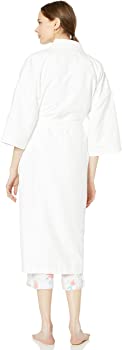Blair Womens Cotton Terry Cloth Bathrobe Shawl Collar Velour Spa Robe