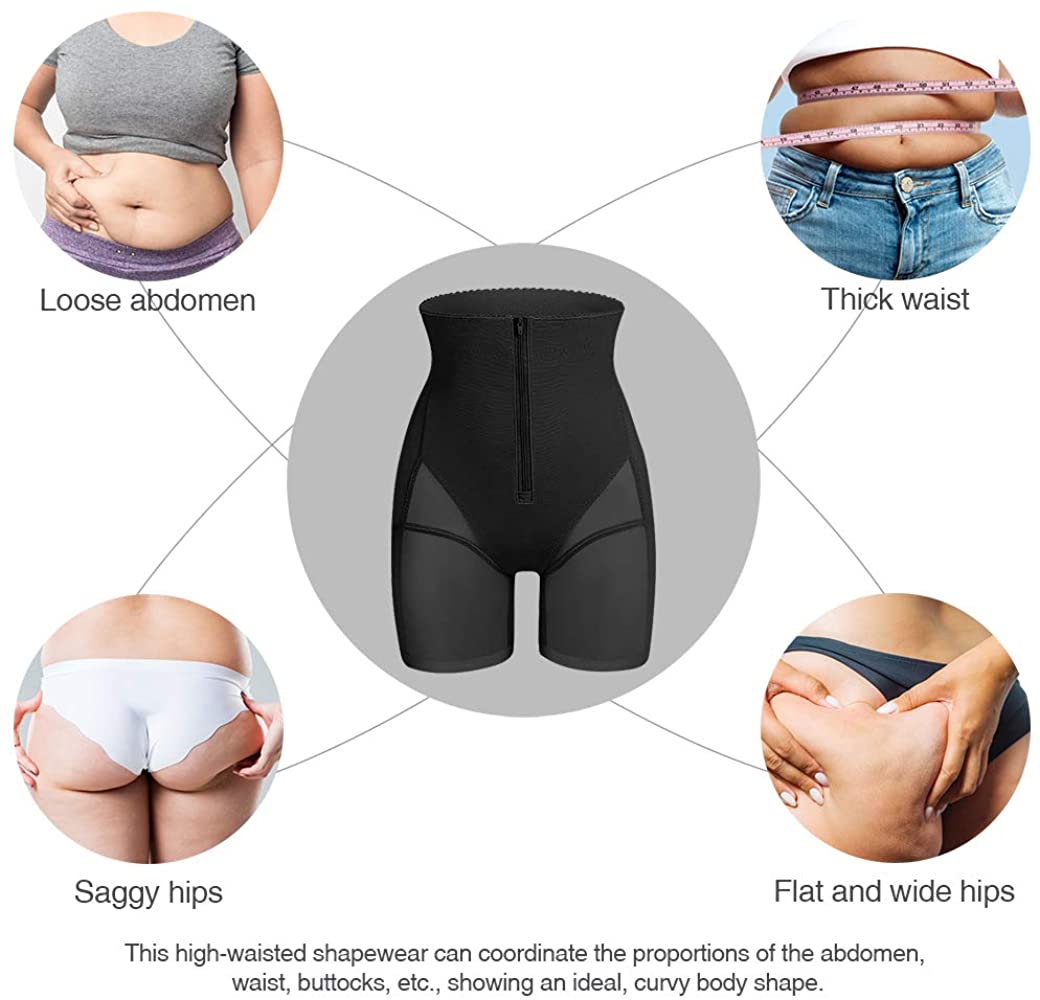 Womens Shapewear Tummy Control Panties Body Shaper High Waist Butt Lifter Short Thigh Slimmers