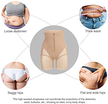 Womens Shapewear Tummy Control Panties Body Shaper High Waist Butt Lifter Short Thigh Slimmers