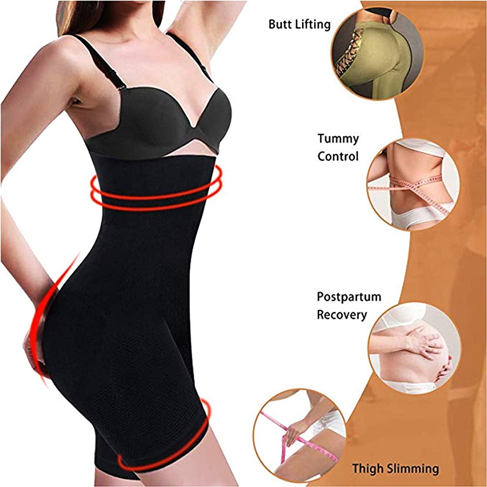 Womens Shapewear Tummy Control Seamless Hi-Waist Butt Lifter Power Shorts