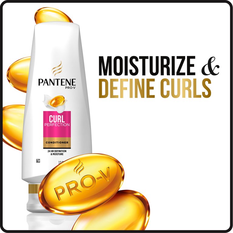 Pantene Conditioner, Curl Perfection for Curly Hair, 17.7 fl oz