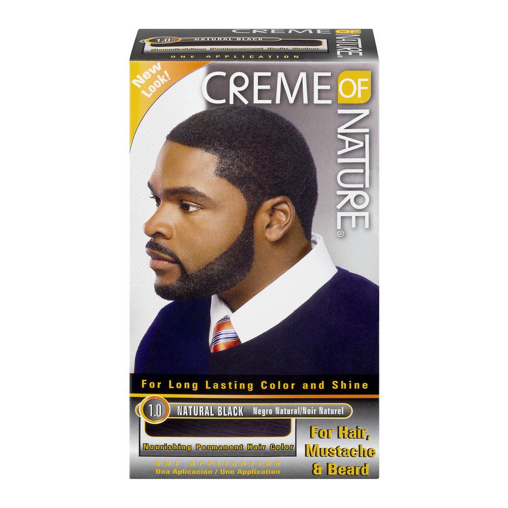 Creme of Nature Permanent Hair Color 1.0 Natural Black, 1.0 ct