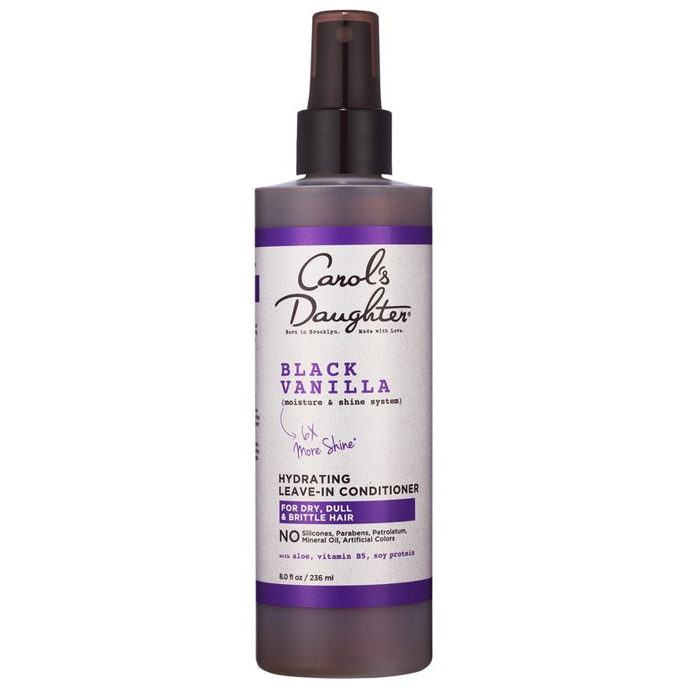Carol's Daughter Black Vanilla Moisturizing Detangling Leave-in Conditioner with Vitamin B5 & Aloe, 8 fl oz