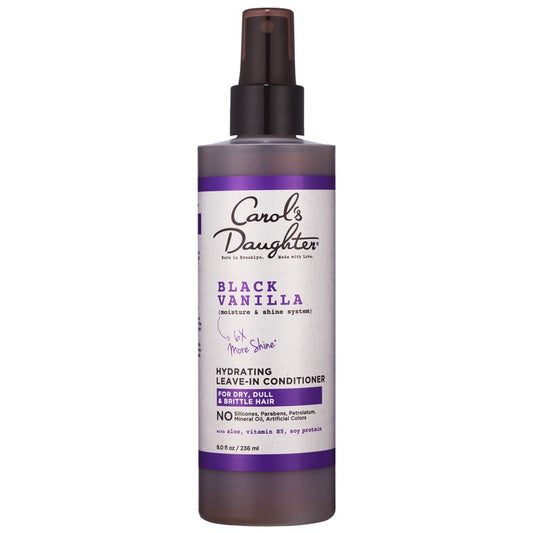 Carol's Daughter Black Vanilla Moisturizing Detangling Leave-in Conditioner with Vitamin B5 & Aloe, 8 fl oz