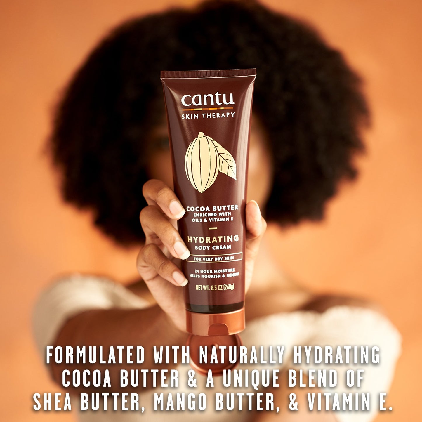 Cantu Skin Therapy, Hydrating Cocoa Butter Body Cream, 8.5oz