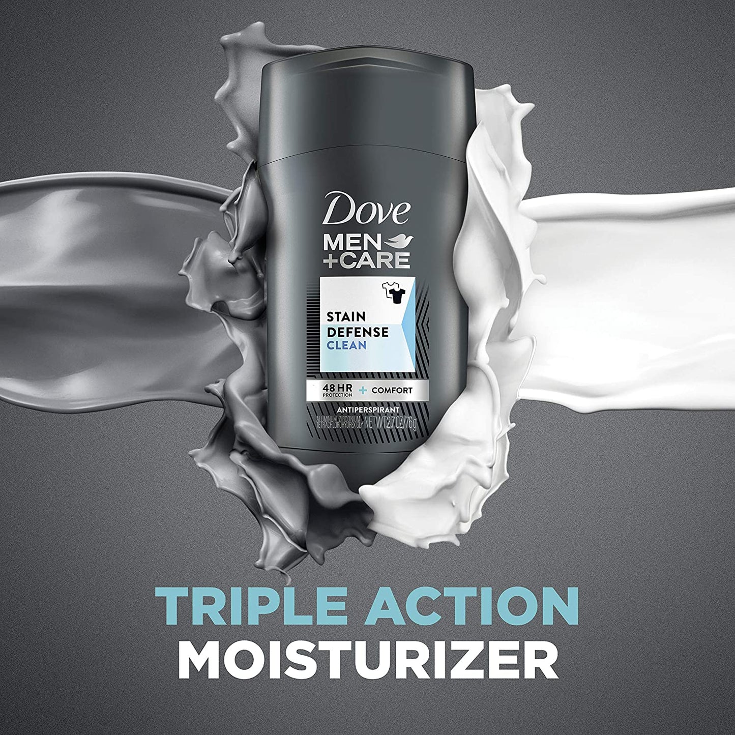 Dove Men+ Care Antiperspirant Deodorant 48-hour anti-stain Protection Invisible Deodorant For Men 2.7 oz, 4 Count