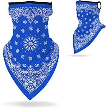 Zero Zoo Neck Gaiter Ear Loops Face Mask Men Women Face Scarf Cool Masks 1 Pack