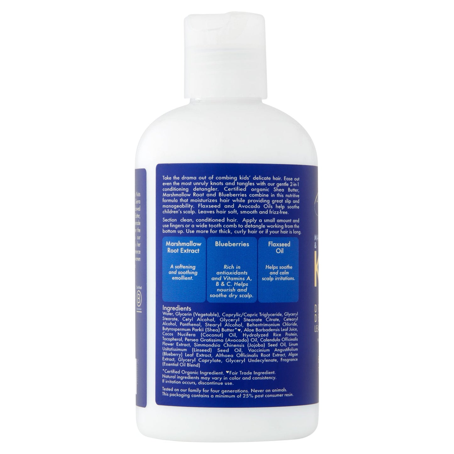 SheaMoisture Kids Marshmallow Root & Blueberries 2-in-1 Detangling Leave-in Conditioner, 8 fl oz