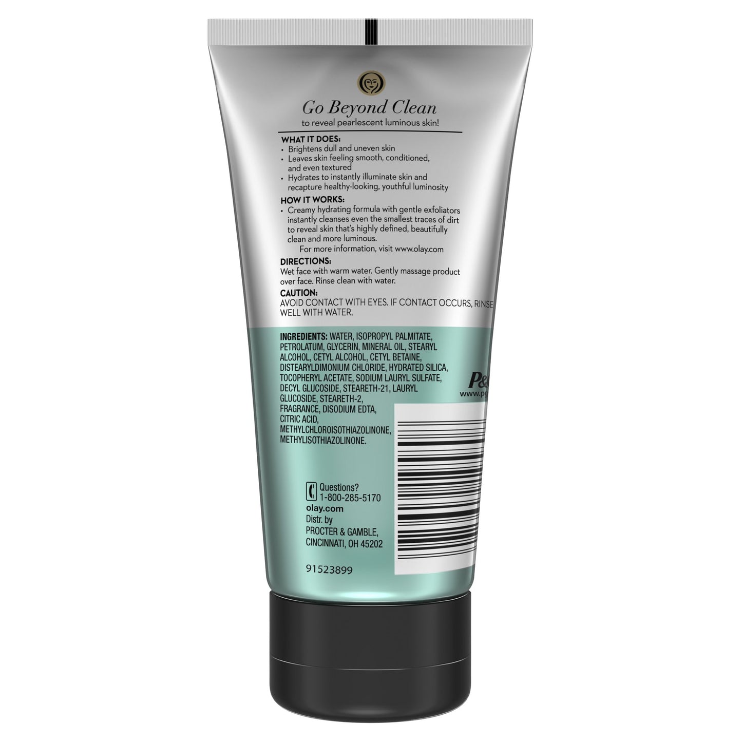 Olay Luminous Brightening Cream Face Cleanser, 5.0 fl oz: