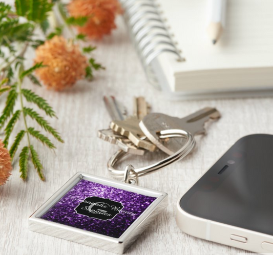 The G.B.S. Signature Monogram Logo Keychain