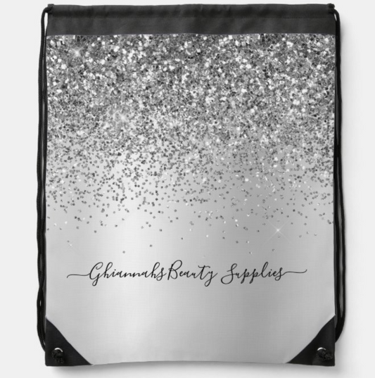 G.B.S. Signature Monogram Drawstring Bag