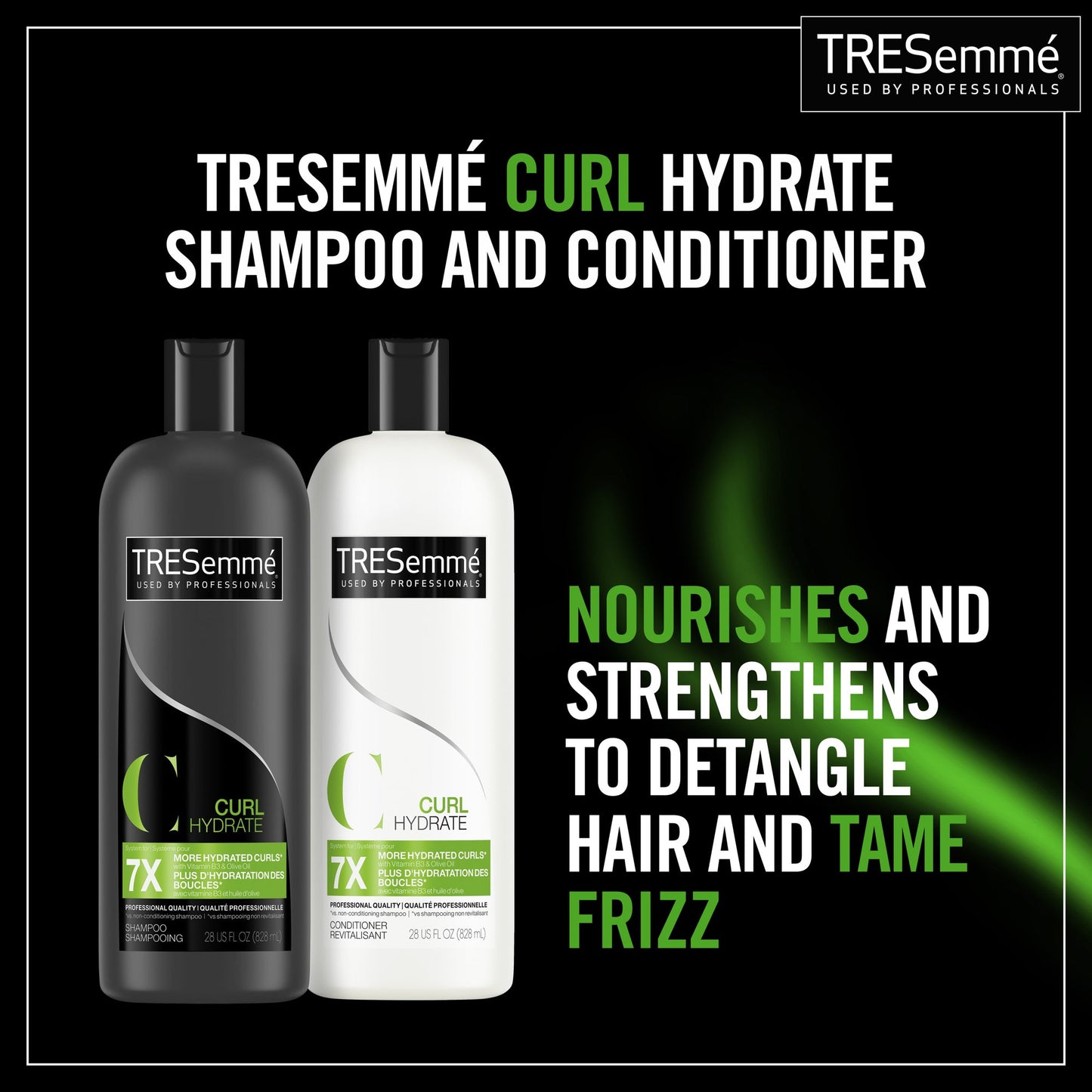 TRESemmé Shampoo Flawless Curls, 28 oz