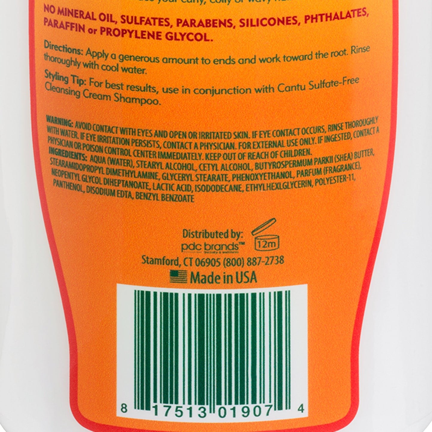 Cantu Shea Butter Sulfate-Free Hydrating Cream Conditioner, 25oz