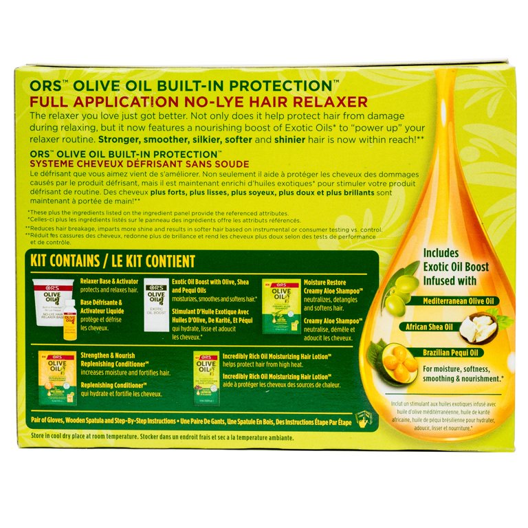 ORS ORS Olive Oil Built-In Protection No-Lye Hair Relaxer Normal, 1.0 Count
