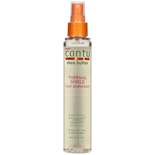 Cantu Shea Butter Thermal Shield Heat Protectant for Hair, 5.1 fl oz