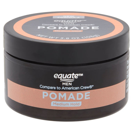 Hold Hair Pomade Men Shine Enhancing Medium Hold Hair Pomade, 3.8 oz