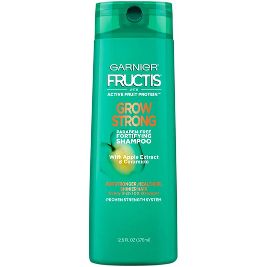 L'Oreal Paris Garnier Fructis Grow Strong Strengthening & Split End Repair Daily Shampoo, 12.5 fl oz