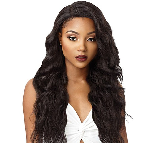 Outre &Play Human Hair Optimix 360 Lace Wig - NATURAL LOOSE WAVE (13x4 lace frontal)